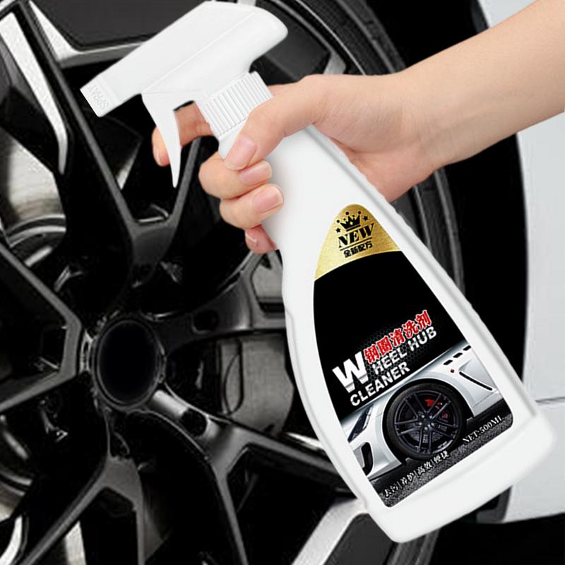 Rim Cleaner Spray Wheel Cleaner Rust Remover Tire Cleaner Car Detailing Brake Dust Remover Cleaning Spray For Alloy Chrome