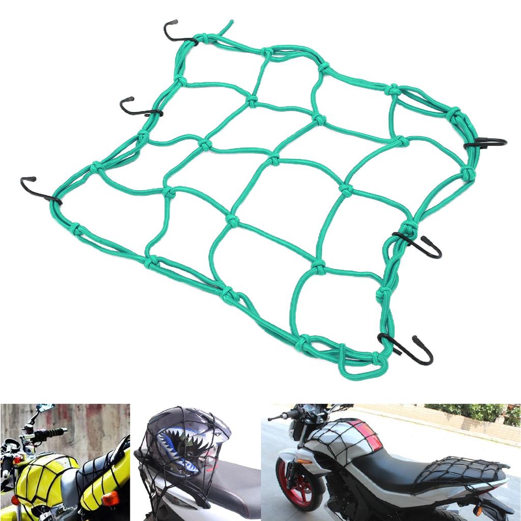 Net Nylon Elastic Luggage Net with Hooks for Road Mountain S Motorcycles Electric Vehicles