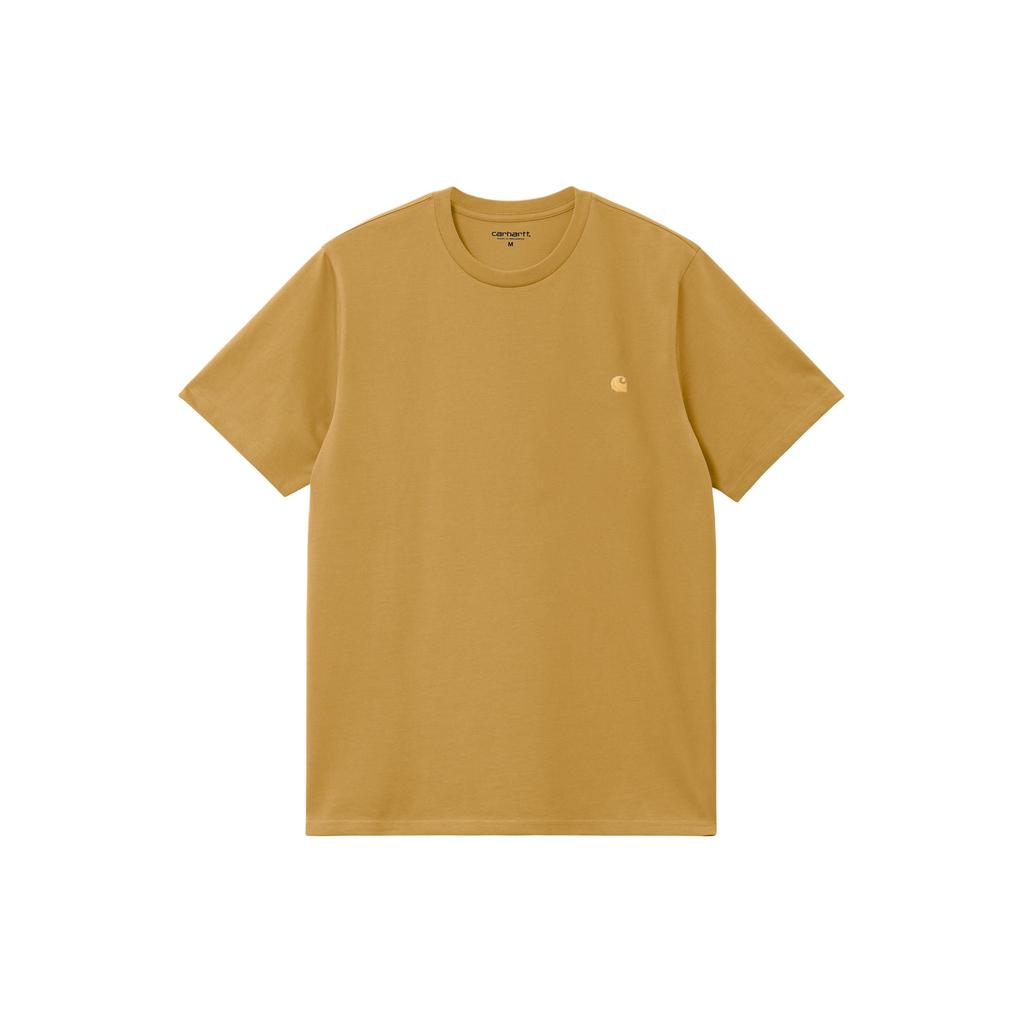 Carhartt WIP FW24 S/S Chase T-Shirt Chase Logo Embroidered Gold Label Series Loose Fit Logo Letter Pattern Short Sleeve T-Shirt I026391-22J-XX