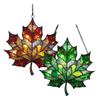 2D Light Catcher For Window Fall Maple Leaves Acrylic Pendant Sun Catcher Aesthetic Wall Crafts Pendant Thanksgiving Decoration
