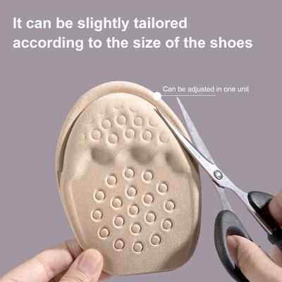 Yousheng 1 Pair Women's Metatarsal Pads Non-Slip Arch Support Insoles High Heel Foot Pads for Pain Relief Sweat-wicking Shoe Inserts