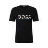 BOSS 30 Off Regular FiT SignaTure Color Logo T shirT Black 50506923001