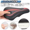 OMOMOAKARI Bicycle Saddle Cover Super No Pain in the Shock PU Outer Road Bike Cushion, Thick, Butt, Absorption, Anti-Slip, Material, Bike/Mountain