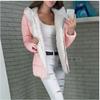 Fashion Winter Thicken Coats Fashion Women Long Sleeve Warm Jacket Outerwear Zipper Coat