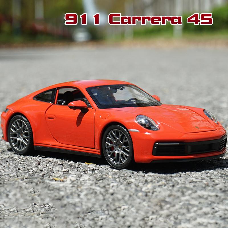 Welly 1/24 Porsche 911 Carrera 4S Alloy Car Model Diecasts & Toy Vehicles Collect Car Toy Boy Birthday Gifts