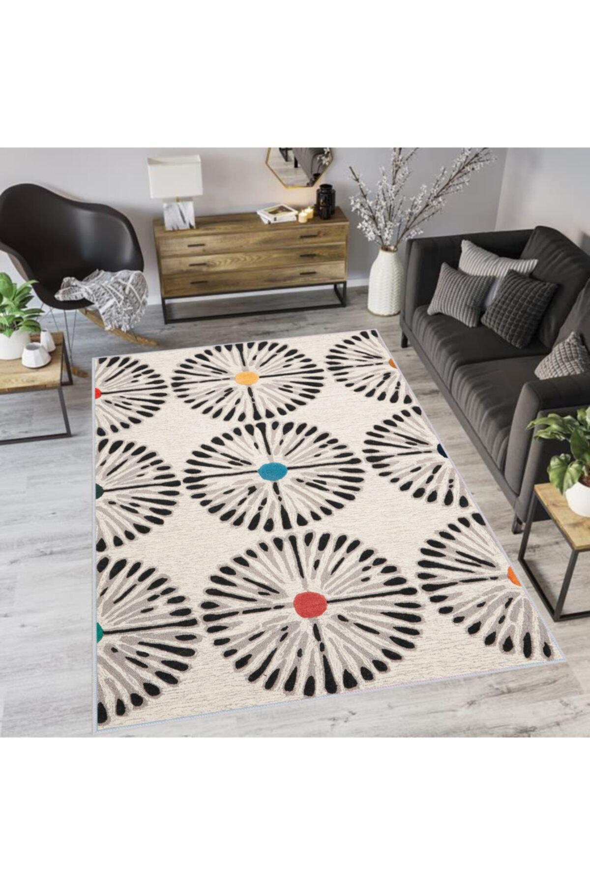 

Rovigo Home Washable Printed Carpet RVG1126 50x80 бежевый