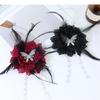 Sewing Appliques Butterfly Lace Flower for Handmade Project Scarves Brooch Hat