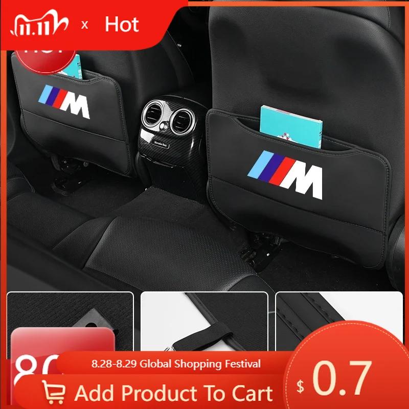 Car Sticker Hot 2025 Car Seat Back Anti Kick Pad Child Anti-Scratch Protective Mat For BMW M Sport M1 M3 M4 M5 M6 E46 E90 E60 F1