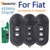 Remote Car Key For Fiat 500 MPV Punto Bravo Ducato Doblo Qubo Grande for Citroen Jumper for Peugeot Boxer for Delphi for Marelli