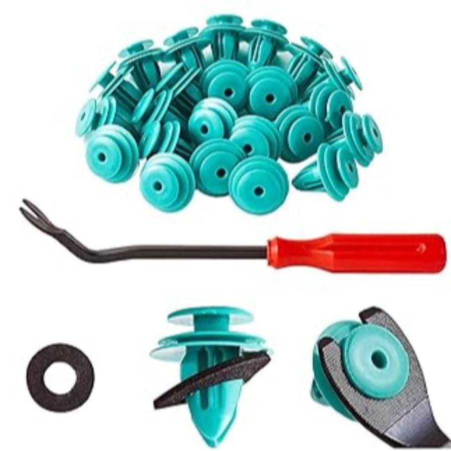 90467-10188 100PCS Trim Door Panel Retainer Clips, Car Push Fastener Clips