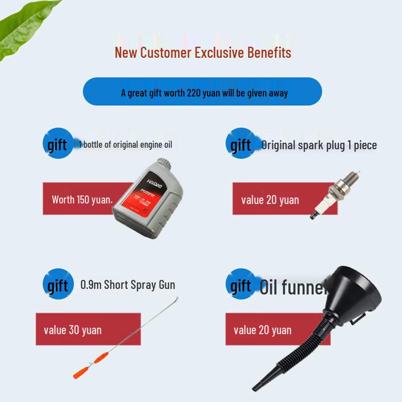 Haidao 3WZ-160 160L Gasoline Hand-Push Sprayer CN plug (adapter included)