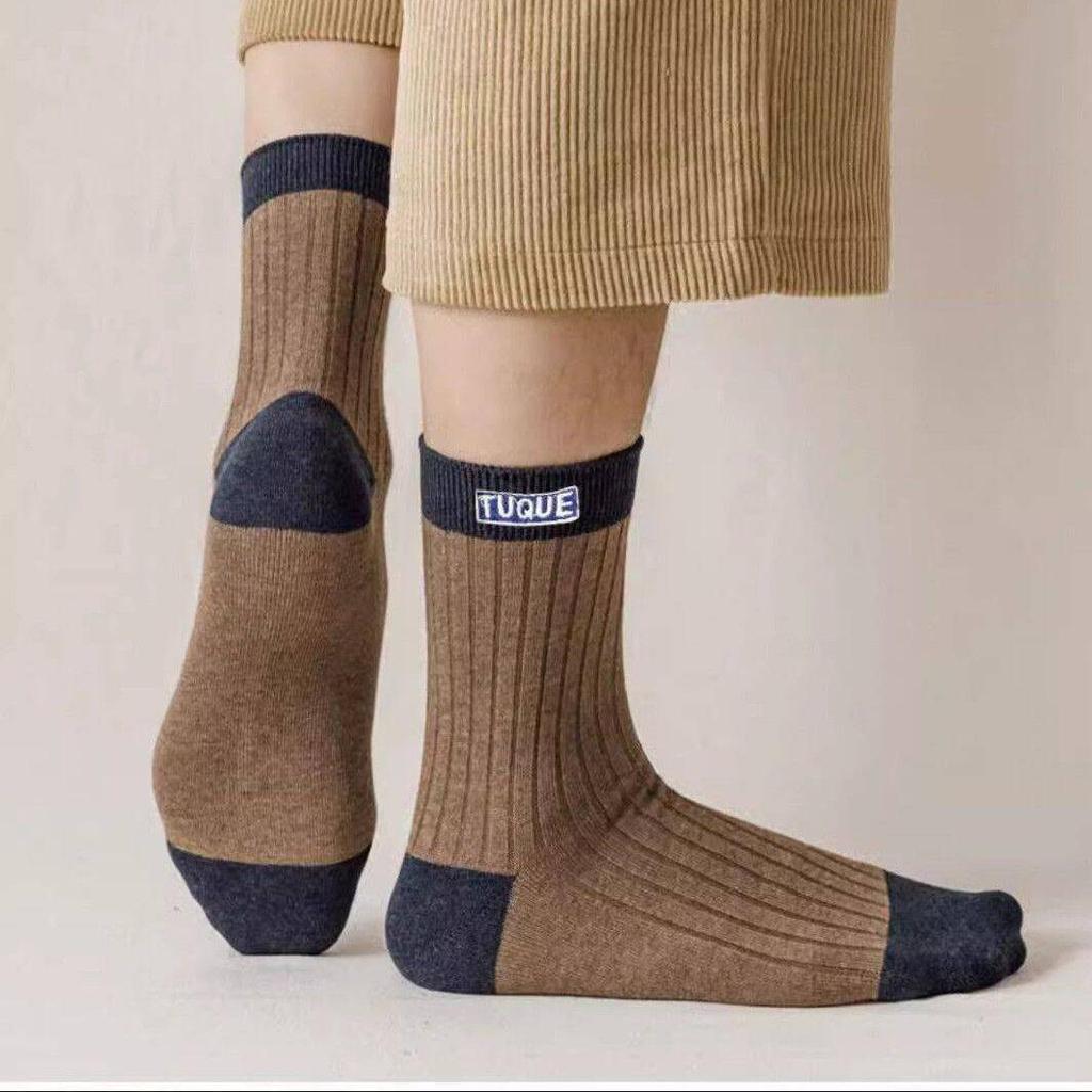 Șosete Sport Deodorante Groase Mid-Tube pentru Bărbați - Absorbante de Transpirație, Respirabile și Versatile pentru Toate Sezoanele