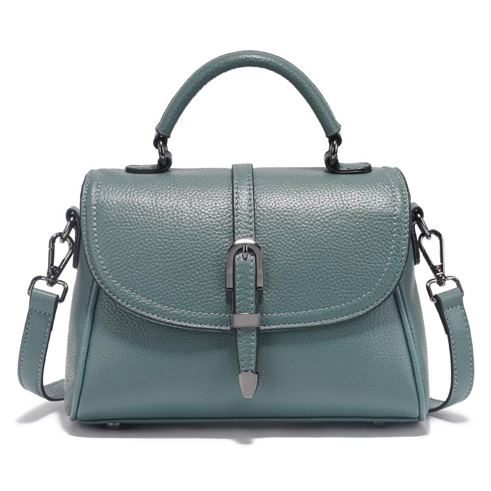 Zency Women's Genuine Leather Top-Handle Bag New