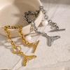 Handmade Ocean Bead Bracelet Fashionable Party Jewelry Chain Wristband Stainless Steel Texture for Party and Celebration