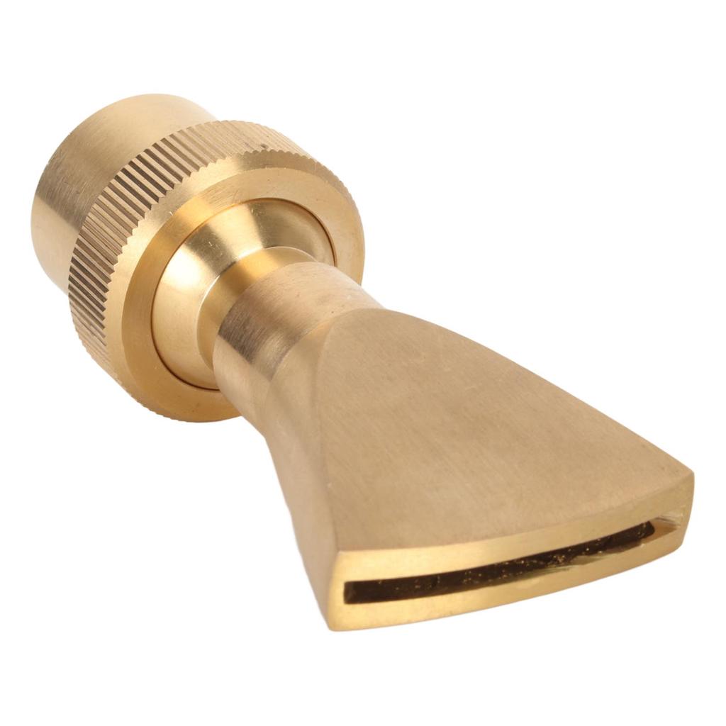 Fountain Nozzle Brass G3/4 Female Thread 25mm Narrow Fan Shaped Pond Sprinkler for Garden Pond