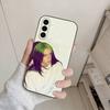 Singer B-Billie Eilish Phone Case For Samsung Galaxy A73,A72,A71,A70,A53,A52,A51,Others Soft Black Cover