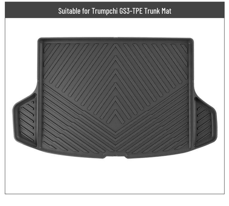 Compatible with 23 Trumpchi GS3 YingSu Models: Eco-Friendly TPE Floor Mats & Waterproof Trunk Mat