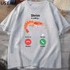 Garnelen-Ruf-Spaß T-Shirt Humorvoll Kurzarm 2026 Neu Heißverkauf Herren Damen Lässig Rundhals Muster T-Shirt Y2k