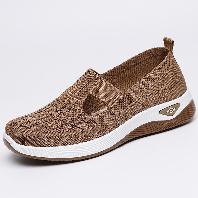 Shoes Women's Summer Women's Shoes Beijing Cloth Shoes Flying Woven Breathable One-pedal Shoes
