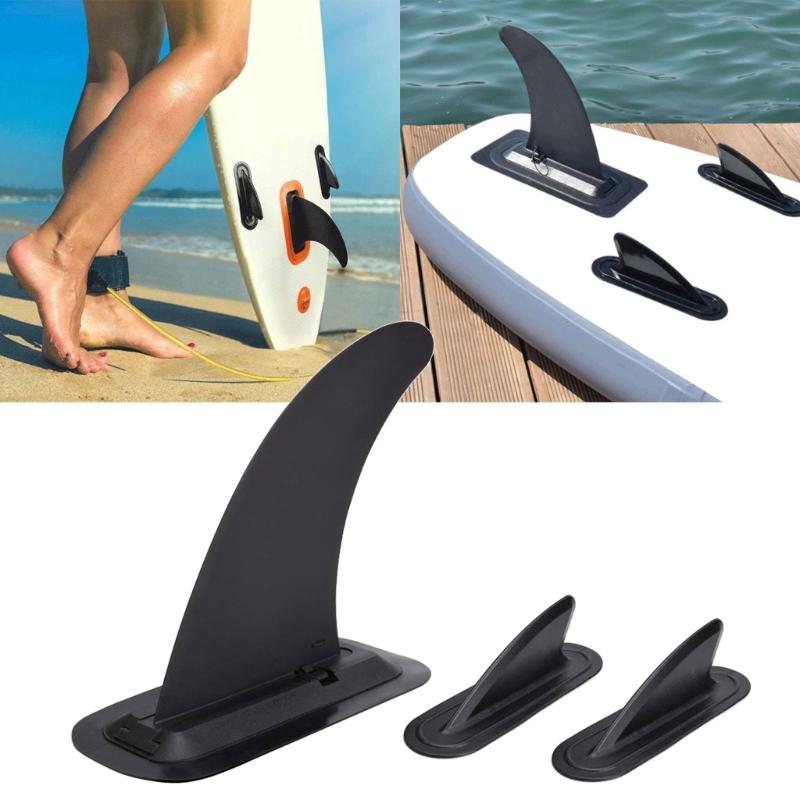 Surfings Wasserscheiden Finne, Abnehmbare Mittelfinne mit Basis, Stand-Up-Paddle-Surfbrett-Heckruder für Paddleboard