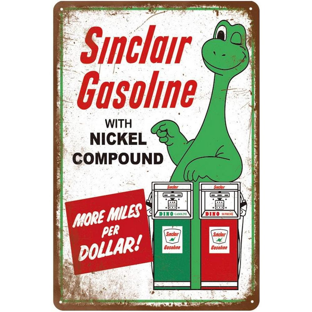 Metal Tin Signs Gasonline Motor Oils Wall Decoration Plaque Vintage Poster Iron Painting for Man Cave Home Cafe Garden Club Bar