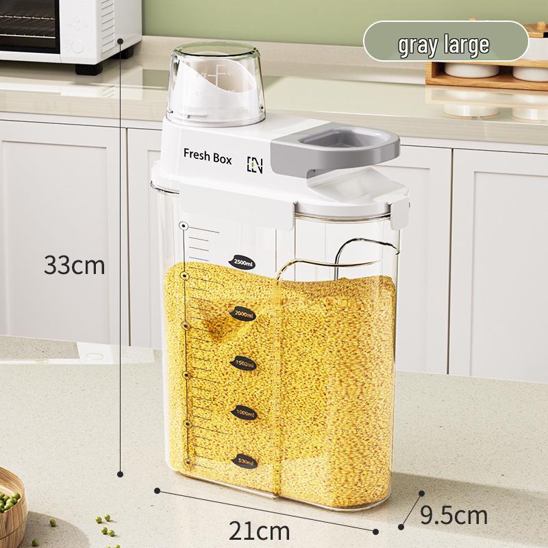 20 Jin Sealed Rice Storage Bucket: Insect & Moisture-Proof, Food-Grade, High-End Home Use Container
