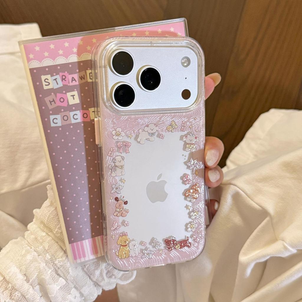 Cute Puppy Phone Case for iPhone 16, iPhone 17, and iPhone 17 Pro Max