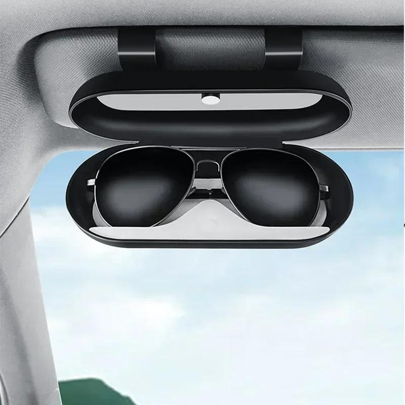 X5 X7 Para Coche BMW Parasol Caja de Almacenamiento para Gafas Soporte Organizador Accesorios Para BMW E36 E46 E53 E90 E60 E61 E93 E87 X1 X3 X5 X6