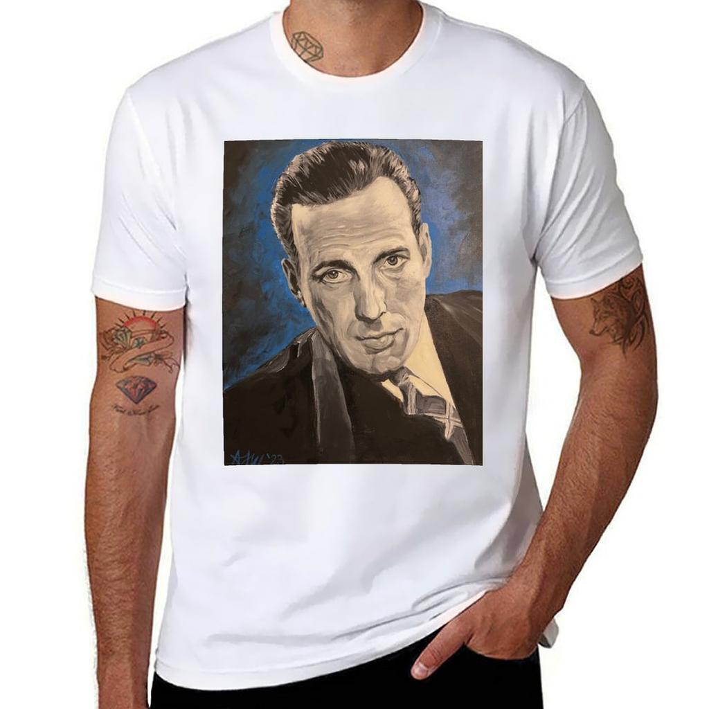 Humphrey Bogart Tshirt Unisex T Shirts High Quality Luxury Brand Tshirt