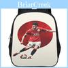 Spacious 15 Inch Cristiano Ronaldo School Backpack For Kids Lightweight Oxford Fabric