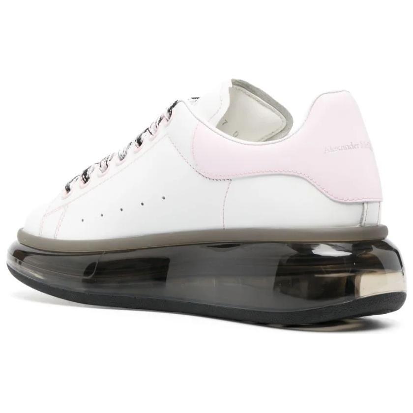 (WMNS) Alexander McQueen Larry Oversized Sneaker 'Clear Sole White Black' Women's 718255WIE818845
