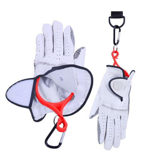 ABS Golfhandschuhhalter Handförmig Hochfest Golfhandschuhständer mit Karabiner