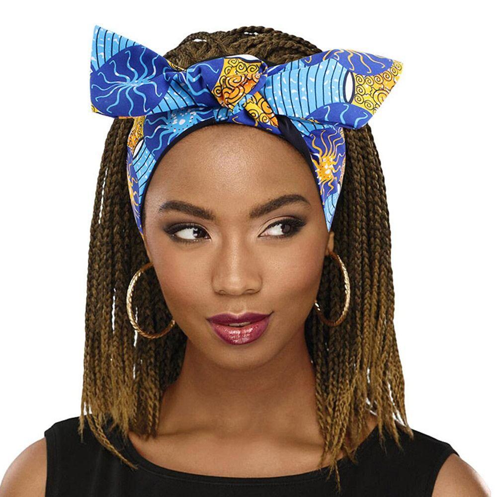 Knotted Boho Hair Wrap Wide Sports Yoga Headband Vintage Daily Wears Turban  for Women