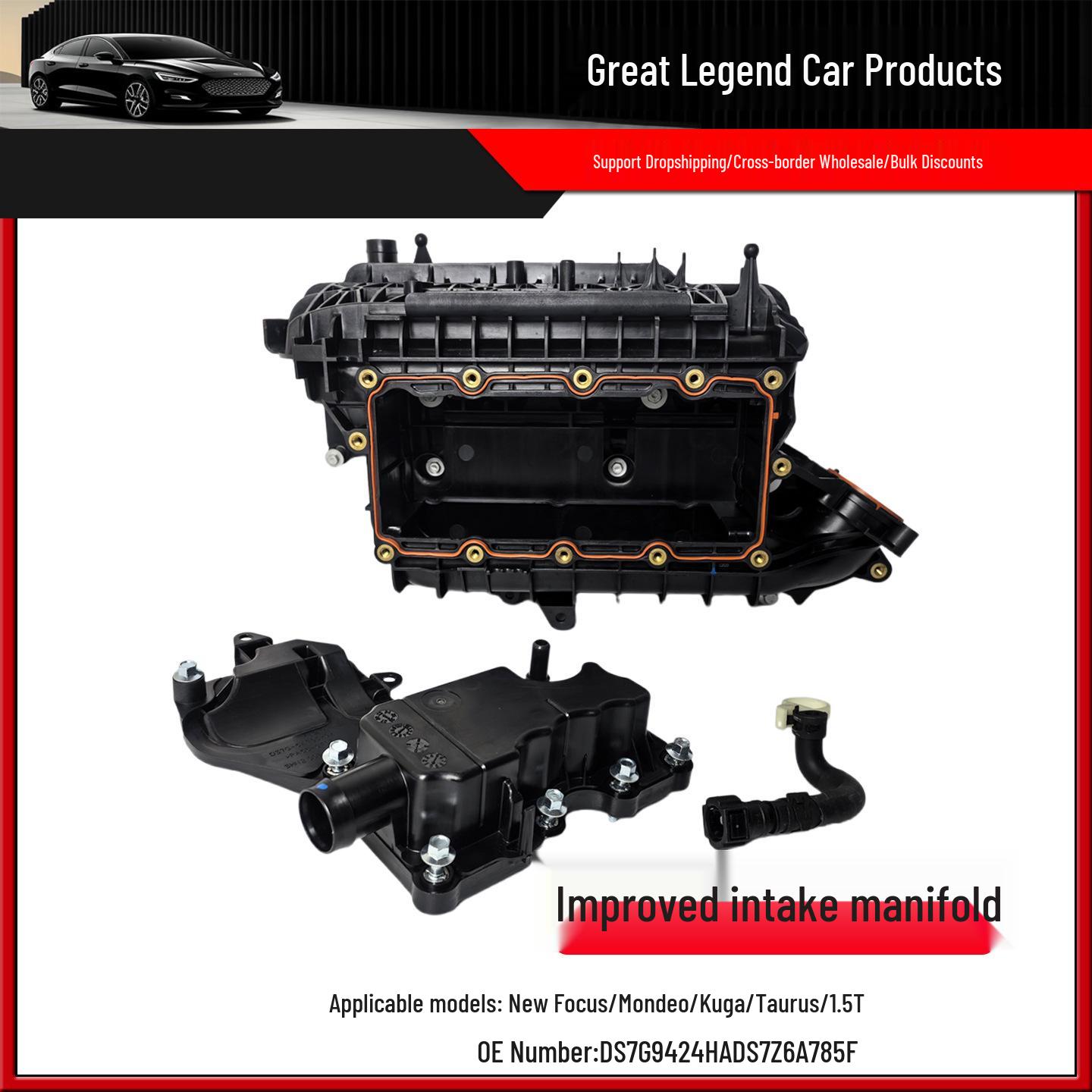 Set di 3 collettori di aspirazione da 1.5T per Mondeo, Kuga, Focus (DS7G-9424-HA, DS7Z-6A785-F)