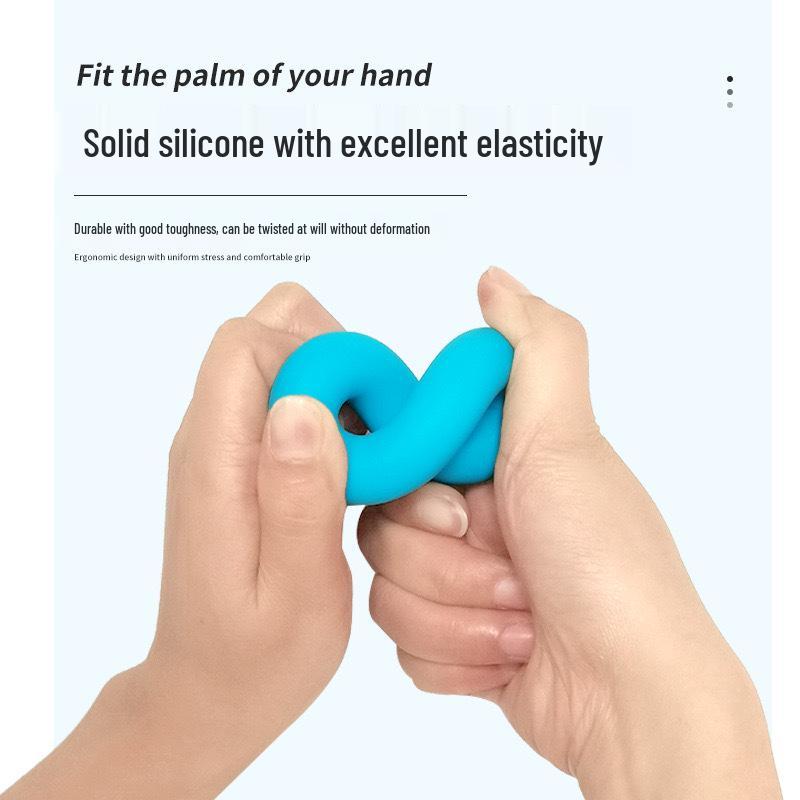 Silicone Grip Ring for Hand Rehabilitation and Strength Training