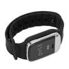 Ultrasound Repellent Watchband Time Display Temperature Monitoring USB Rechargeable Repellent Bracelet Black