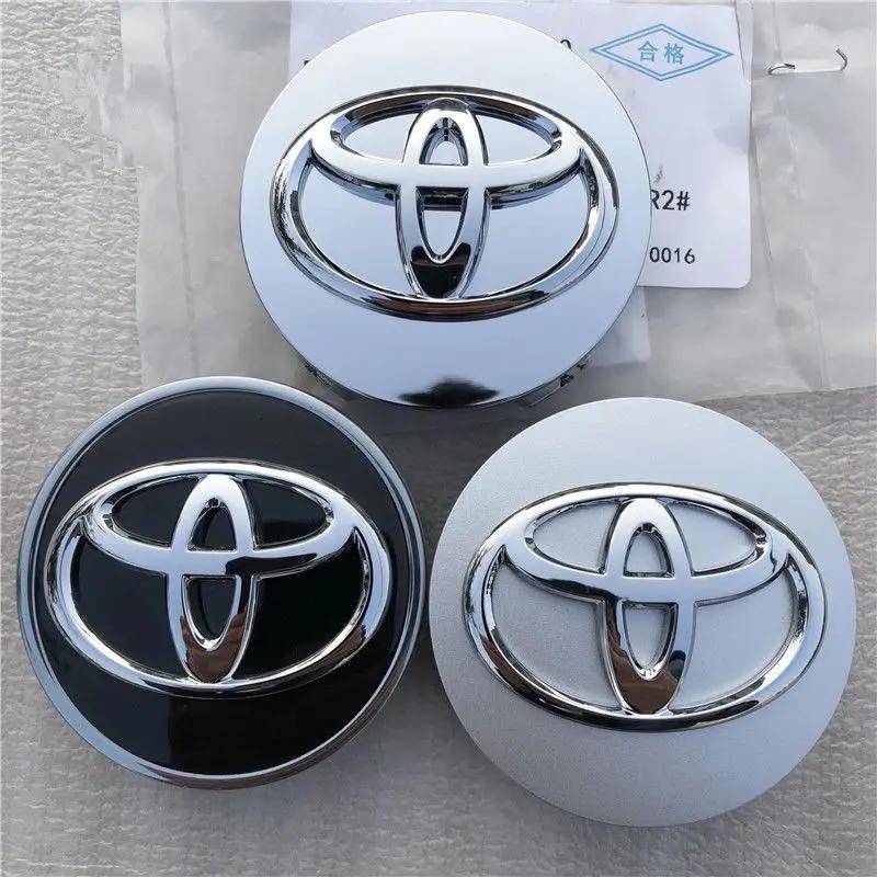 Toyota 2026 Nuovi Copricerchi 4pz 62mm Mozzo Centrale Ruota Auto Tappo Mozzo Centrale Copertura Antipolvere Cerchione Mozzo Emblema Toyota c Adesivo Auto