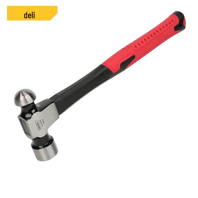 Deli 16oz Professional Fiber Handle Round Head Hammer