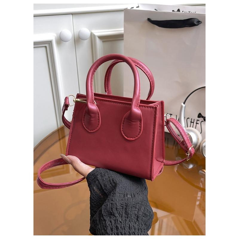 Summer New Crossbody Mini Square Bag Simple Retro Fashion Niche Women's Shoulder Handbag