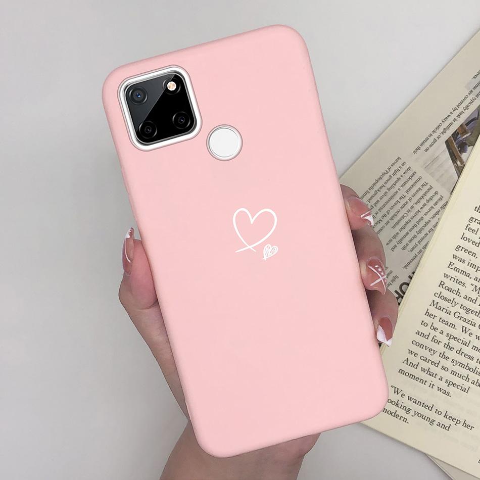 For OPPO Realme C25 C25S C25Y Case Cartoon Soft Silicone Matte Shockproof Phone Back Cover For Realme C 25 S Y Capa Funda Coque