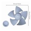 Replacement Fan Blade with Nut Easy to Install Assembly for DIYers