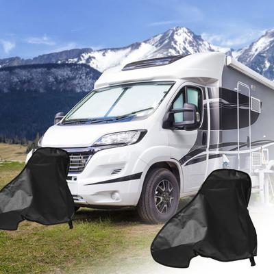 Caravan Hitch Cover - Universal Breathable Trailer Hitch Cover For Caravan, Tongue Cover, PVC Trailer Tow Ball Coupling Lock Cover