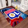 Olympique Lyonnais Logo Carpet Suitable As a Non-slip Mat for the Living Room or Bedroom Sofa