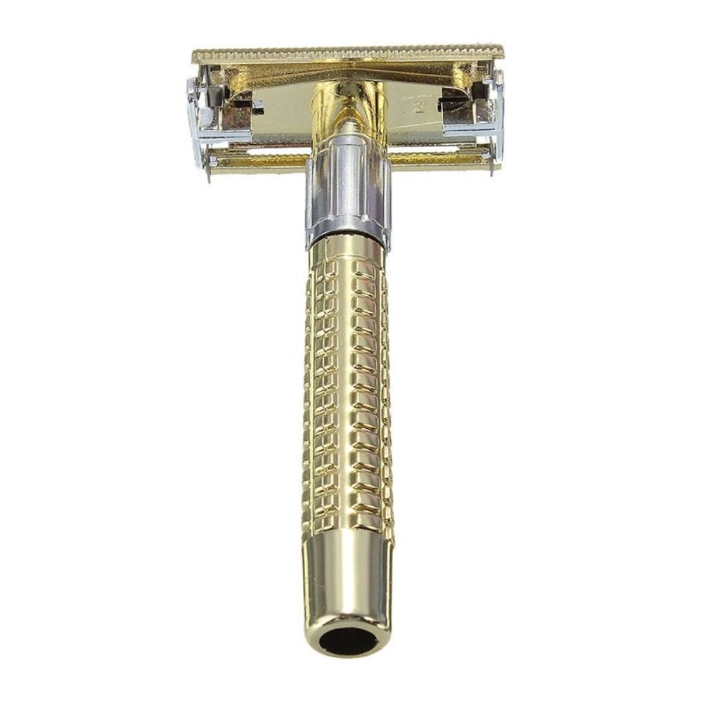 Exquisite Retro Safety Razor Stainless Steel Manual Handle Razor Double Edge Shaving Tool Barber