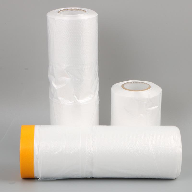 Protective Film & Tape Set: Car Paint, Furniture Dustproof, Diatom Mud Spraying Supplies