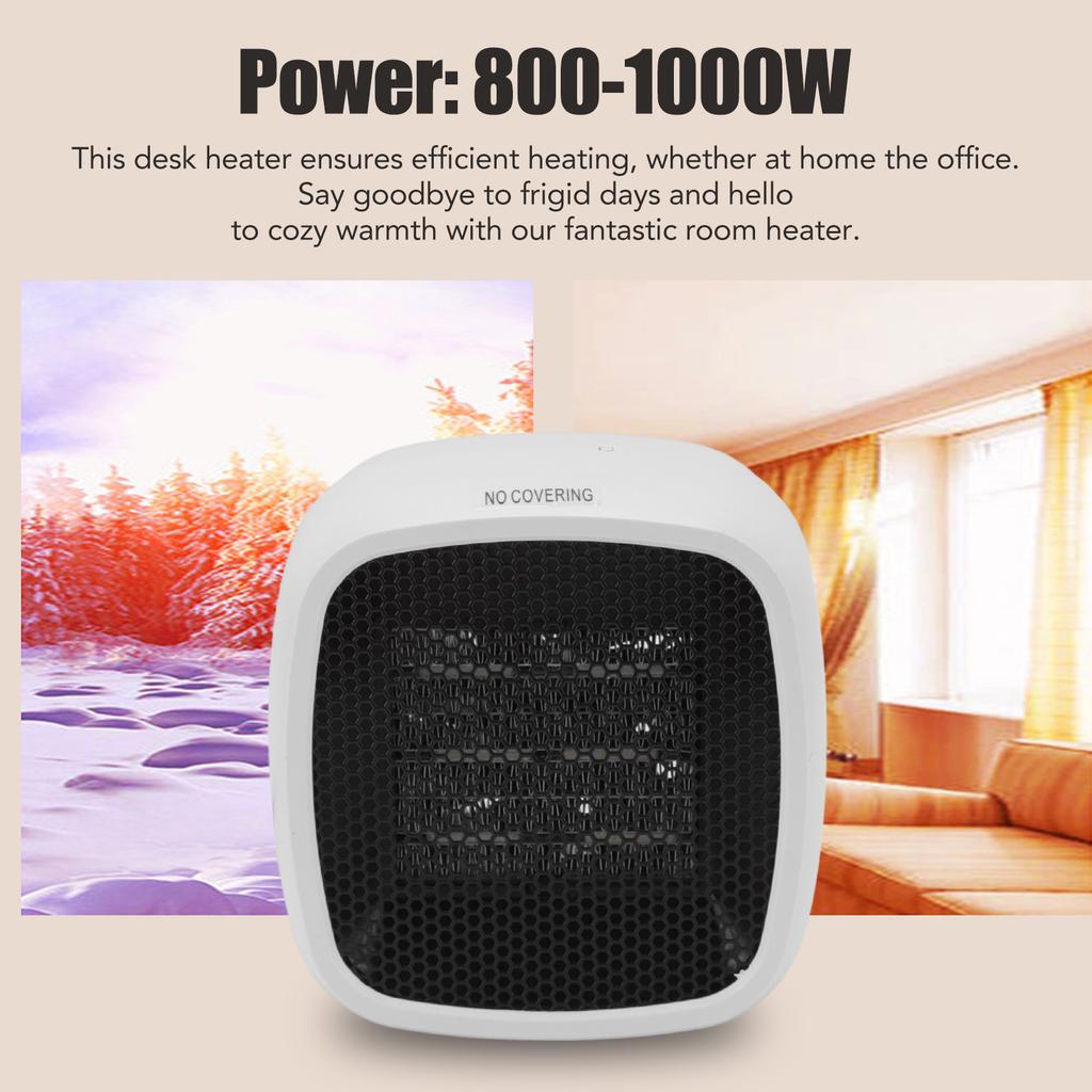 Desktop Heater Fan Household   Portable Electric Space Heater for Small   Home Space