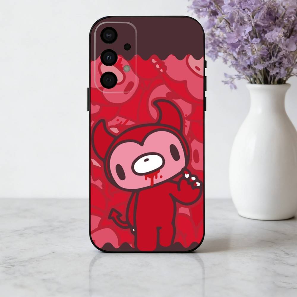 Cartoon E-Edgy G-Gloomy B-Bear-R Phone Case For Samsung Galaxy A73,A72,A71,A70,A53,A52,A51,Others Soft Black Cover