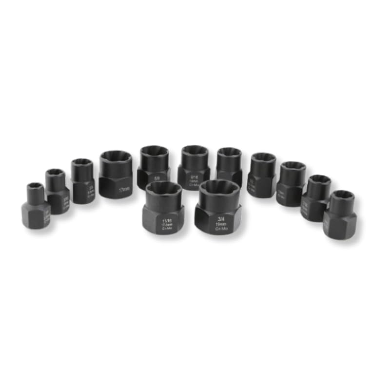 

PLUSTIVE nut twister twist socket 13 piece set nut remover bolt screw tool