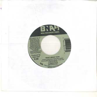 

7inch Record LONESTAR - What About Now / Smile 07863602127 BNA 2000 US Country Used