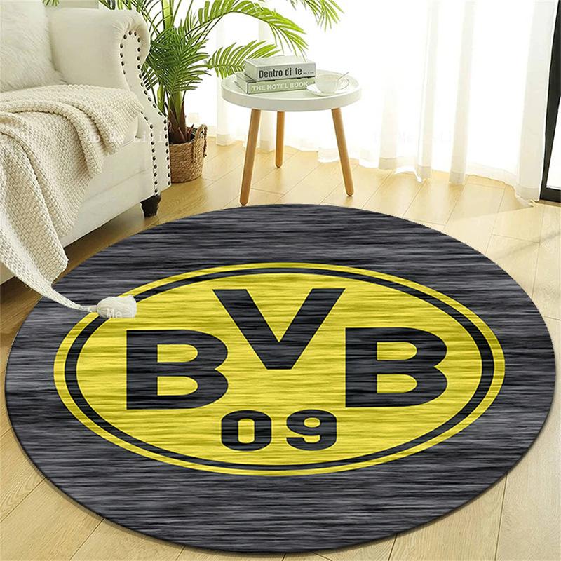 1pc B-BVB09 Print Round Carpet Chair Round Carpet Suitable for Bedroom Living Room Home Decorative Carpet